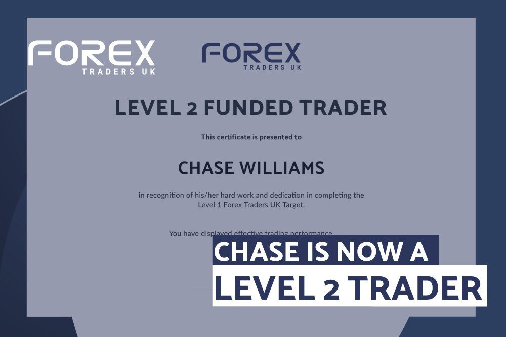 CHASE IS NOW A LEVEL 2 TRADER