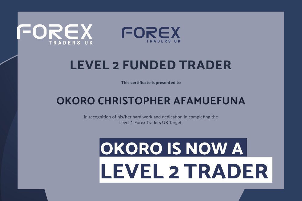 OKORO IS NOW A LEVEL 2 TRADER