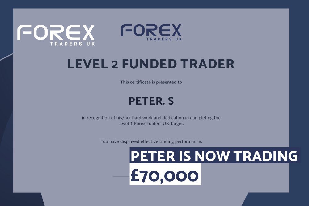 PETER IS NOW TRADING £70,000