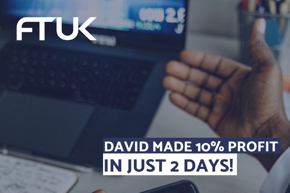 DAVID HAS MADE 10% PROFIT IN JUST 2 DAYS!