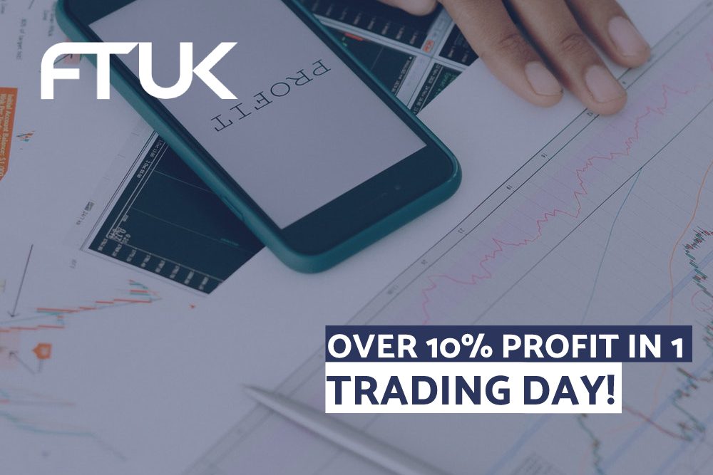 OVER 10% PROFIT IN 1 TRADING DAY!