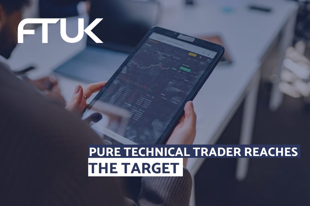 PURE TECHNICAL ANALYSIS TRADER REACHES THE TARGET
