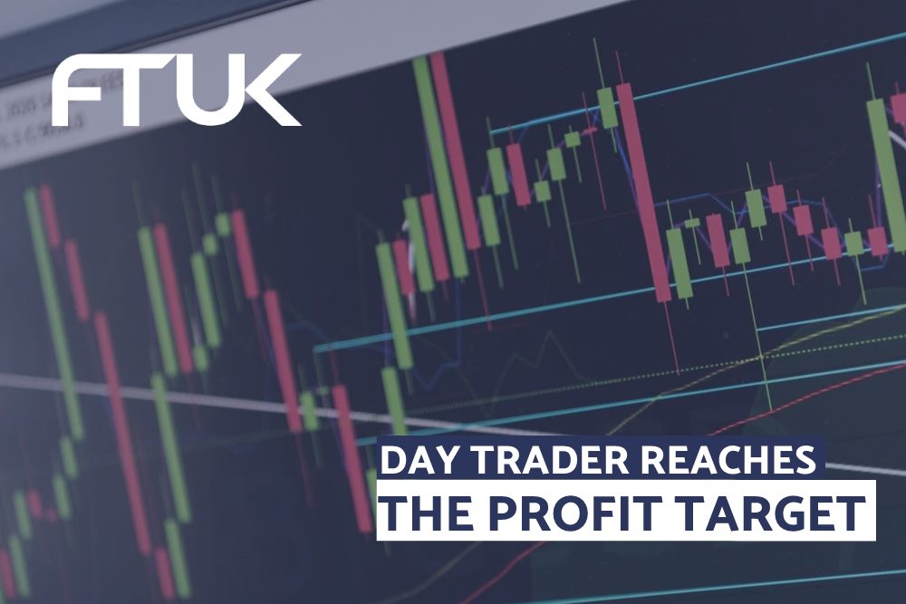 DAY TRADER REACHES THE PROFIT TARGET